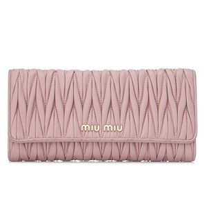 MIU MIU | Matelassé long wallet
